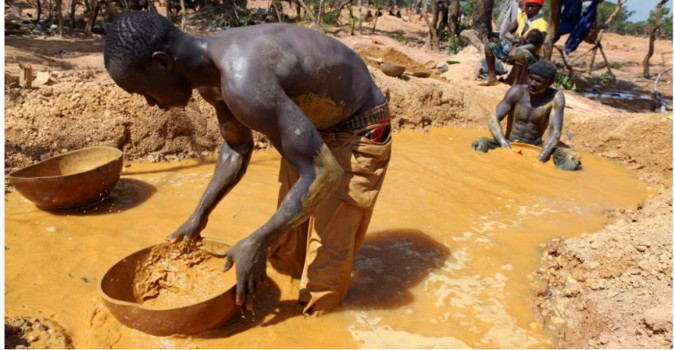 Local artisan gold miners